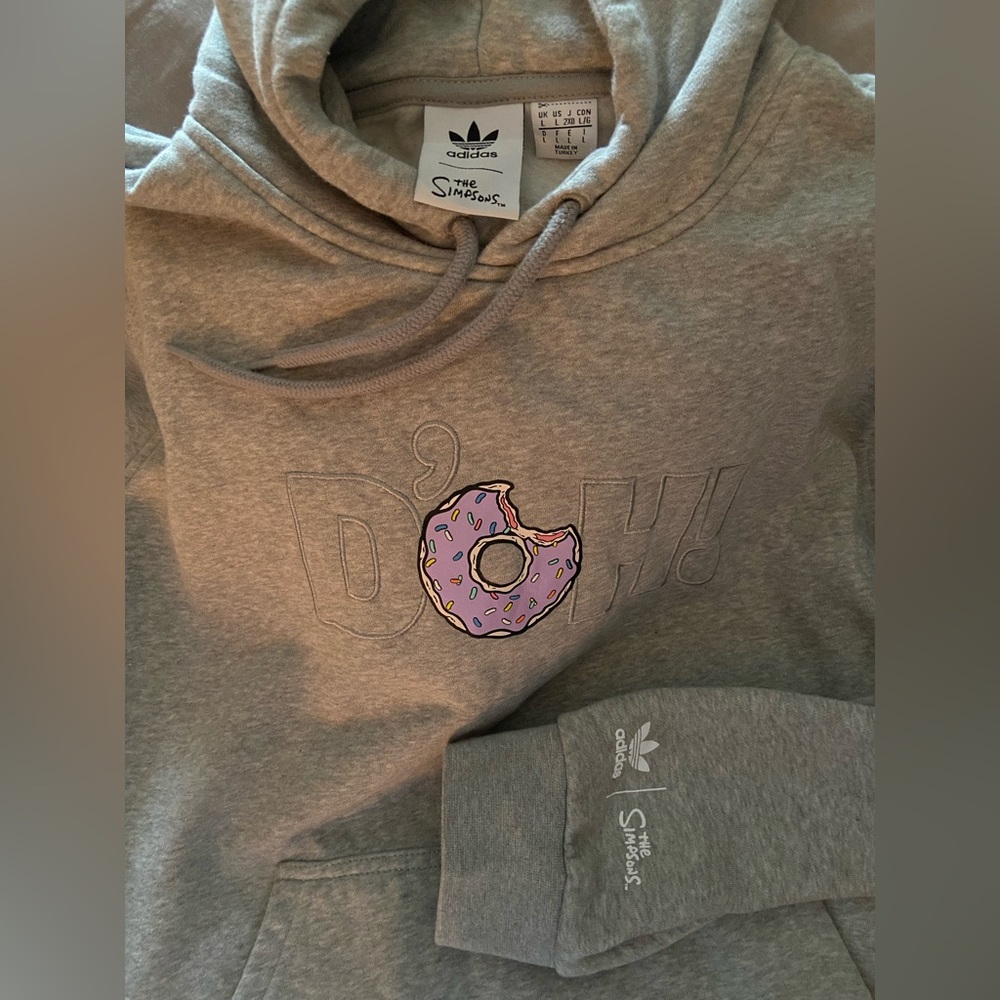 COPY - Adidas The Simpsons gray hoodie